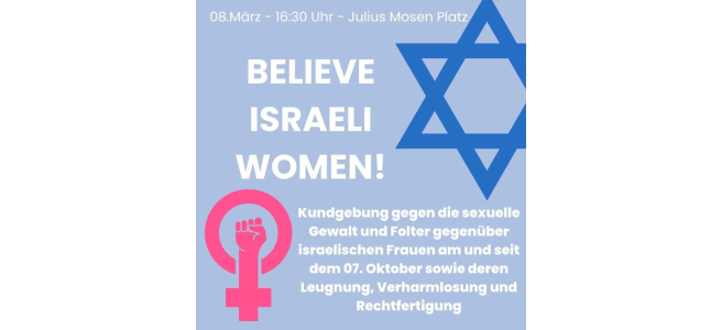 Aufruf: Believe Israeli Women!